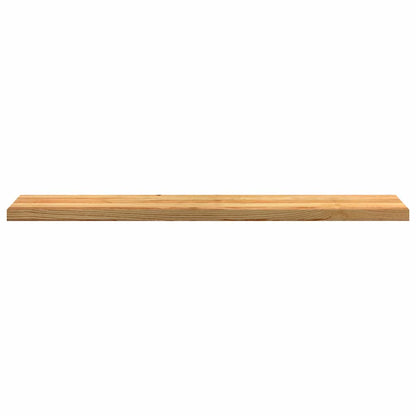 Davanzali 2 pz Marrone Chiaro 140x30x2 cm Legno Massello Rovere