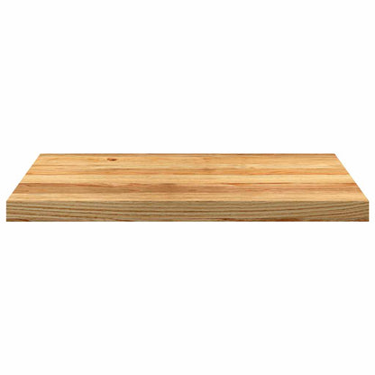 Davanzali 2 pz Marrone Chiaro 70x40x2 cm Legno Massello Rovere