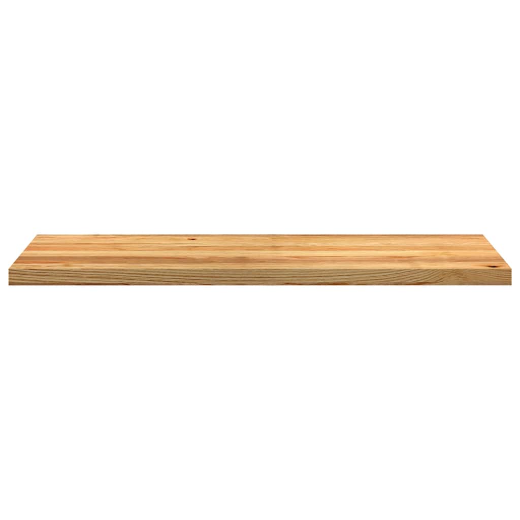Davanzali 2 pz Marrone Chiaro 120x40x2 cm Legno Massello Rovere