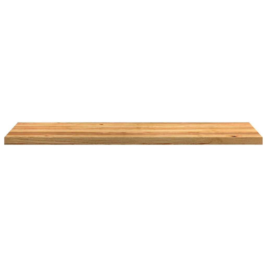 Davanzali 2 pz Marrone Chiaro 140x40x2 cm Legno Massello Rovere