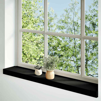 Davanzali 2 pz Marrone Scuro 70x15x2 cm Legno Massello Rovere