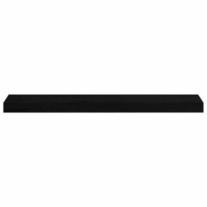 Davanzali 2 pz Marrone Scuro 80x15x2 cm Legno Massello Rovere