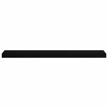 Davanzali 2 pz Marrone Scuro 100x15x2 cm Legno Massello Rovere