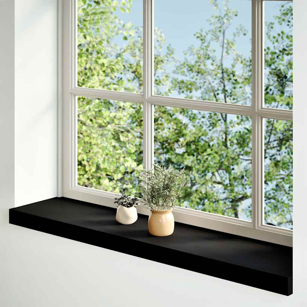 Davanzali 2 pz Marrone Scuro 70x20x2 cm Legno Massello Rovere