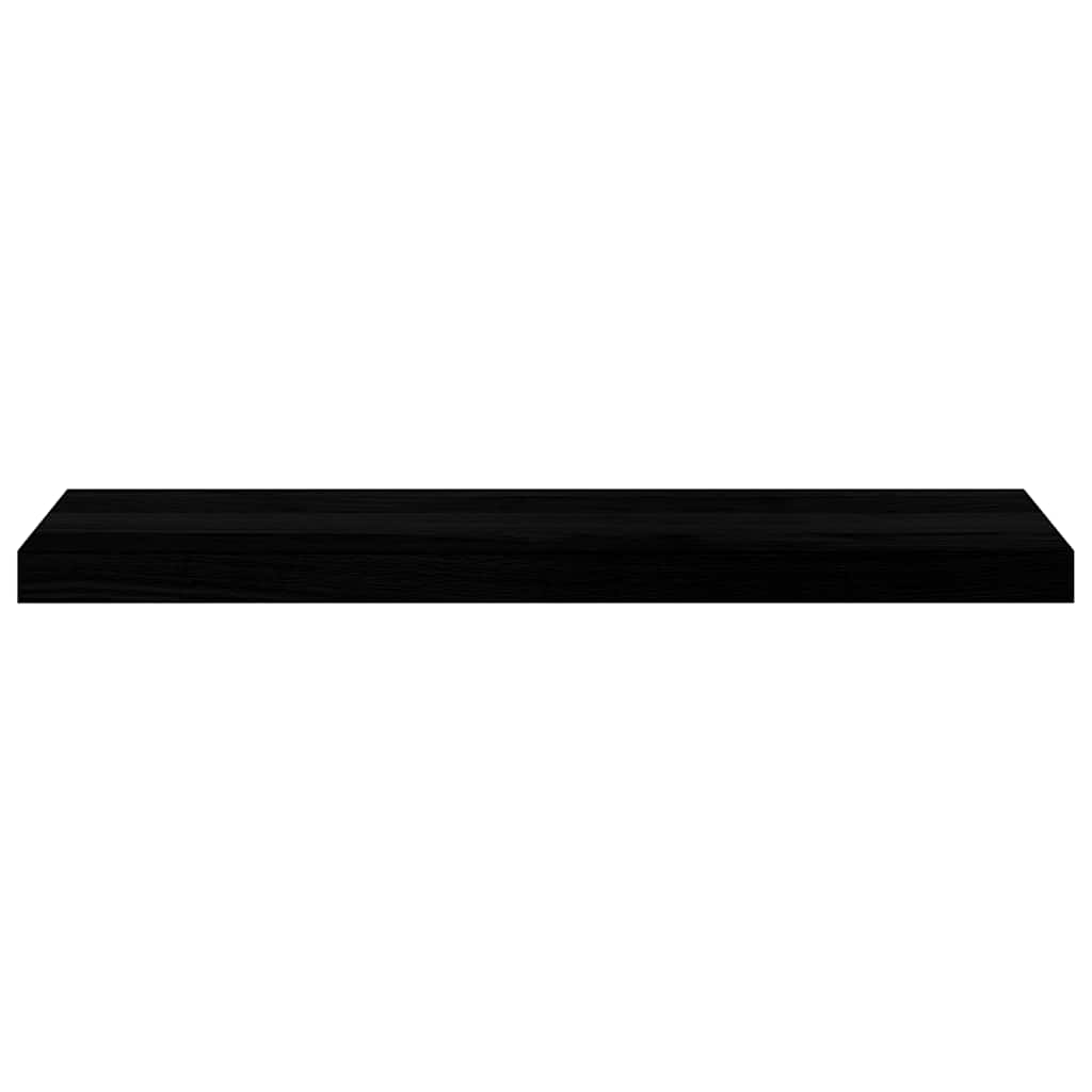 Davanzali 2 pz Marrone Scuro 80x20x2 cm Legno Massello Rovere