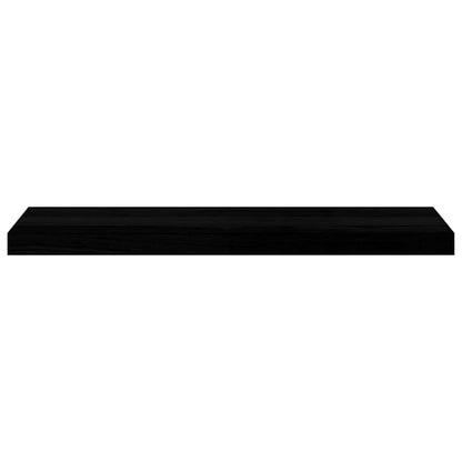 Davanzali 2 pz Marrone Scuro 80x20x2 cm Legno Massello Rovere