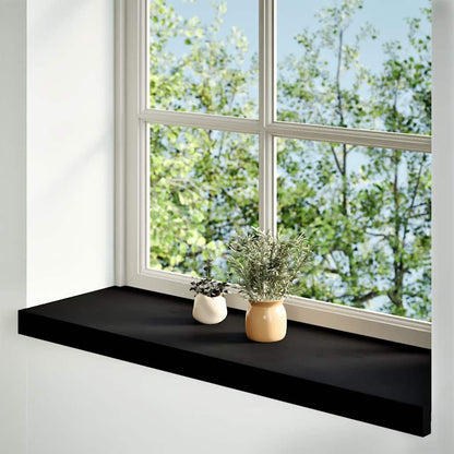 Davanzali 2 pz Marrone Scuro 70x25x2 cm Legno Massello Rovere