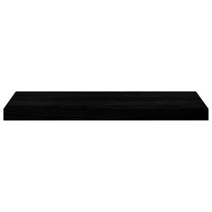 Davanzali 2 pz Marrone Scuro 70x25x2 cm Legno Massello Rovere