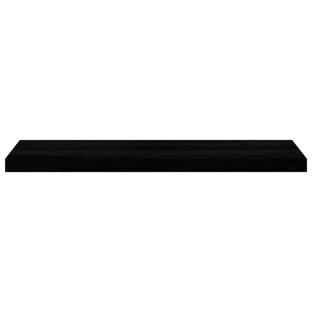 Davanzali 2 pz Marrone Scuro 90x25x2 cm Legno Massello Rovere