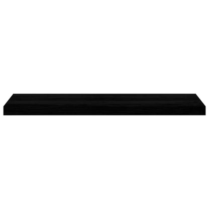 Davanzali 2 pz Marrone Scuro 90x25x2 cm Legno Massello Rovere