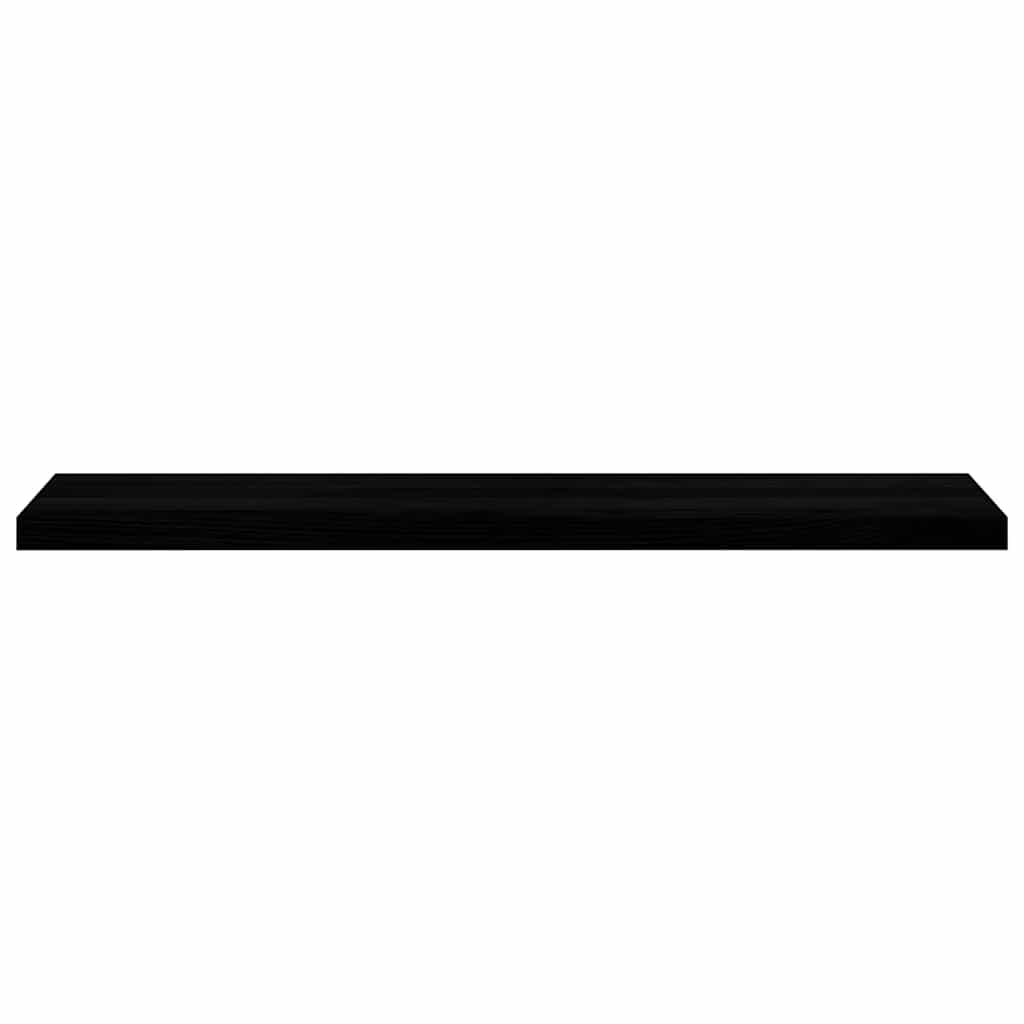 Davanzali 2 pz Marrone Scuro 120x25x2 cm Legno Massello Rovere