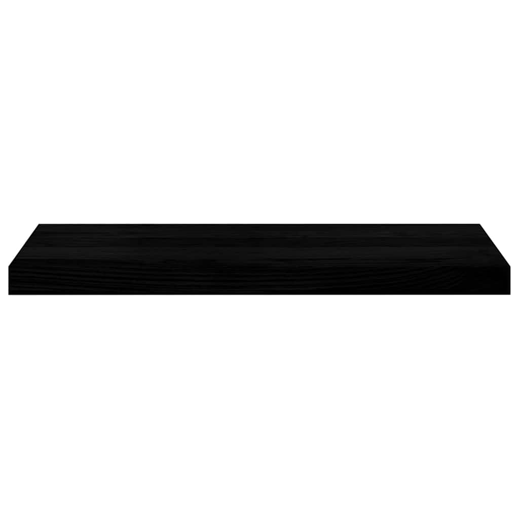 Davanzali 2 pz Marrone Scuro 70x30x2 cm Legno Massello Rovere