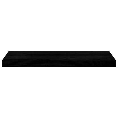 Davanzali 2 pz Marrone Scuro 70x30x2 cm Legno Massello Rovere