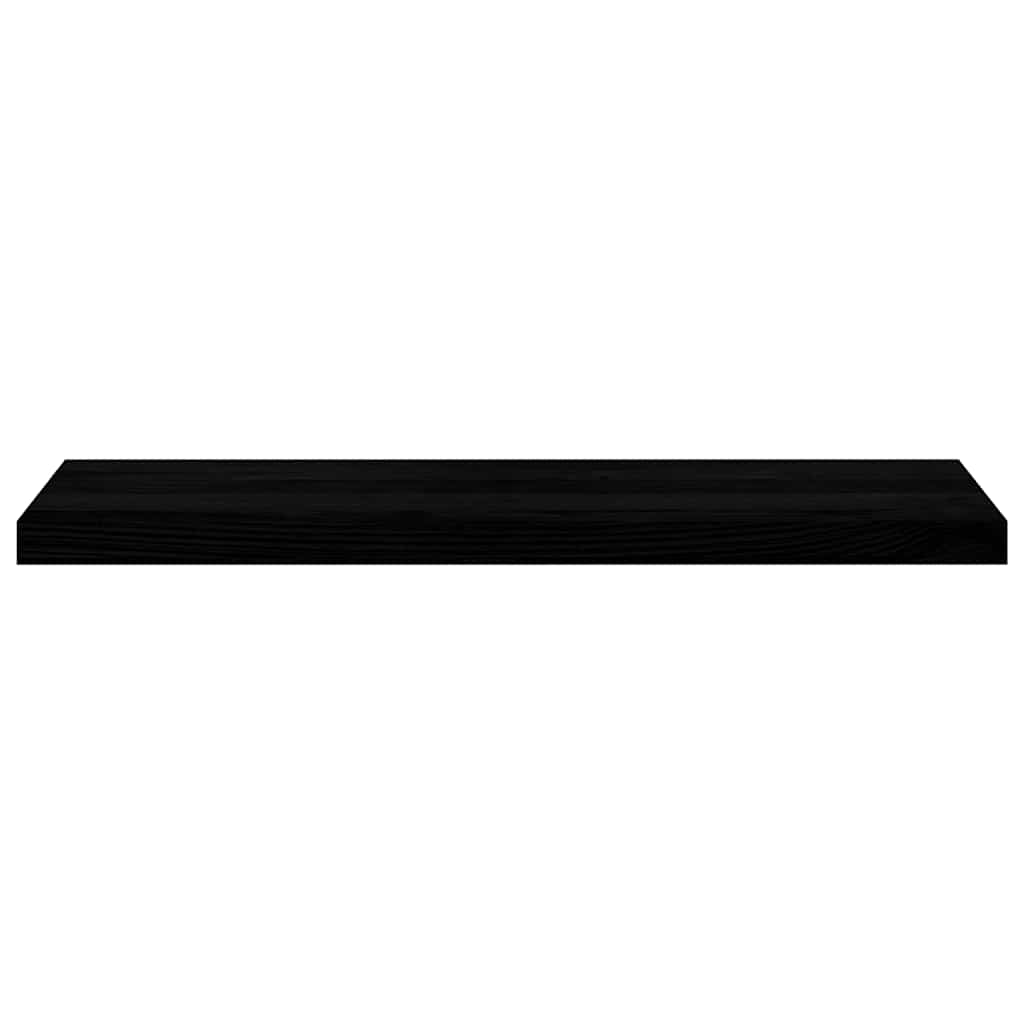 Davanzali 2 pz Marrone Scuro 90x30x2 cm Legno Massello Rovere
