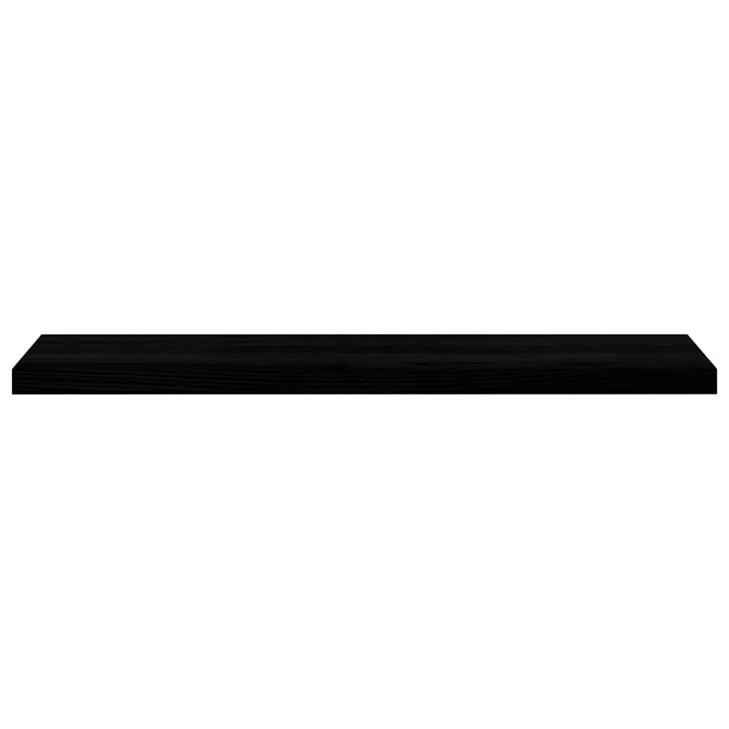 Davanzali 2 pz Marrone Scuro 110x30x2 cm Legno Massello Rovere