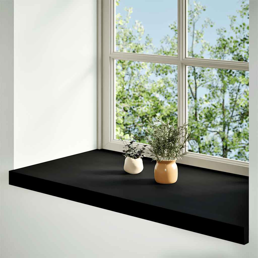Davanzali 2 pz Marrone Scuro 70x40x2 cm Legno Massello Rovere