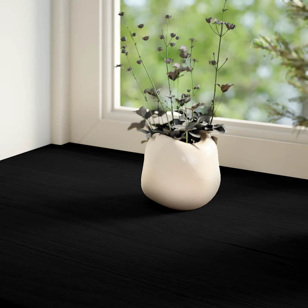 Davanzali 2 pz Marrone Scuro 70x40x2 cm Legno Massello Rovere