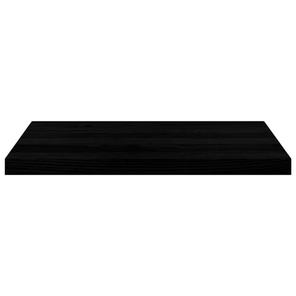 Davanzali 2 pz Marrone Scuro 70x40x2 cm Legno Massello Rovere