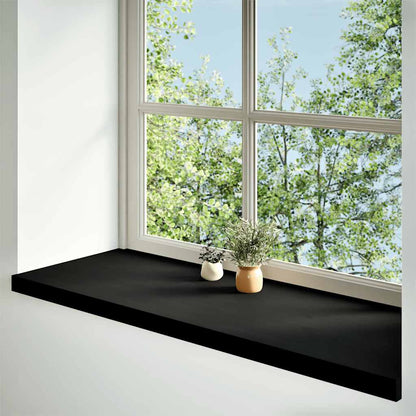 Davanzali 2 pz Marrone Scuro 100x40x2 cm Legno Massello Rovere