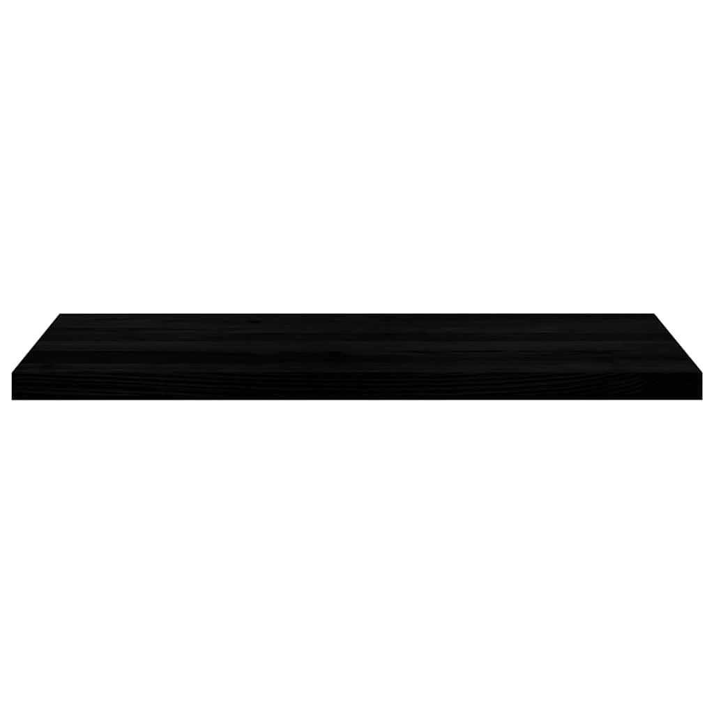 Davanzali 2 pz Marrone Scuro 100x40x2 cm Legno Massello Rovere