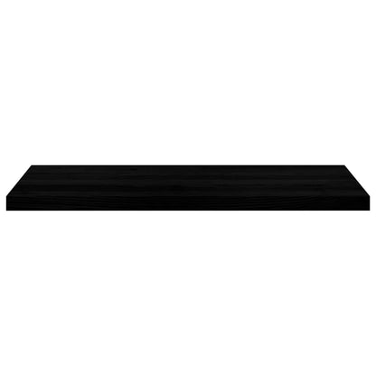 Davanzali 2 pz Marrone Scuro 100x40x2 cm Legno Massello Rovere