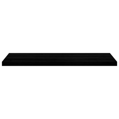 Davanzali 2 pz Marrone Scuro 110x40x2 cm Legno Massello Rovere