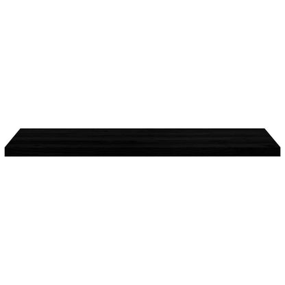 Davanzali 2 pz Marrone Scuro 120x40x2 cm Legno Massello Rovere