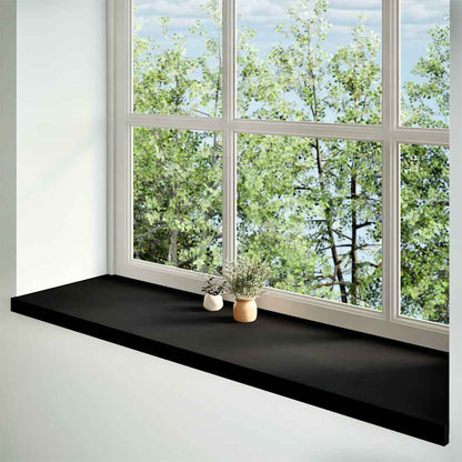Davanzali 2 pz Marrone Scuro 140x40x2 cm Legno Massello Rovere