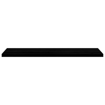 Davanzali 2 pz Marrone Scuro 140x40x2 cm Legno Massello Rovere