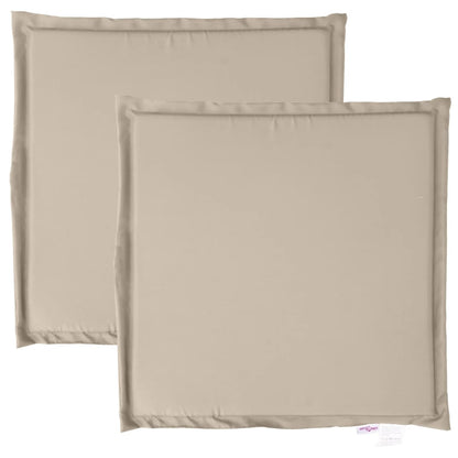 Imbottitura per Seduta Giardino 2pz Tortora 45x45x2 cm Quadrata