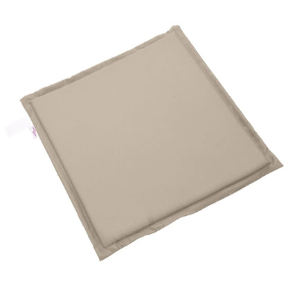 Imbottitura per Seduta Giardino 2pz Tortora 45x45x2 cm Quadrata