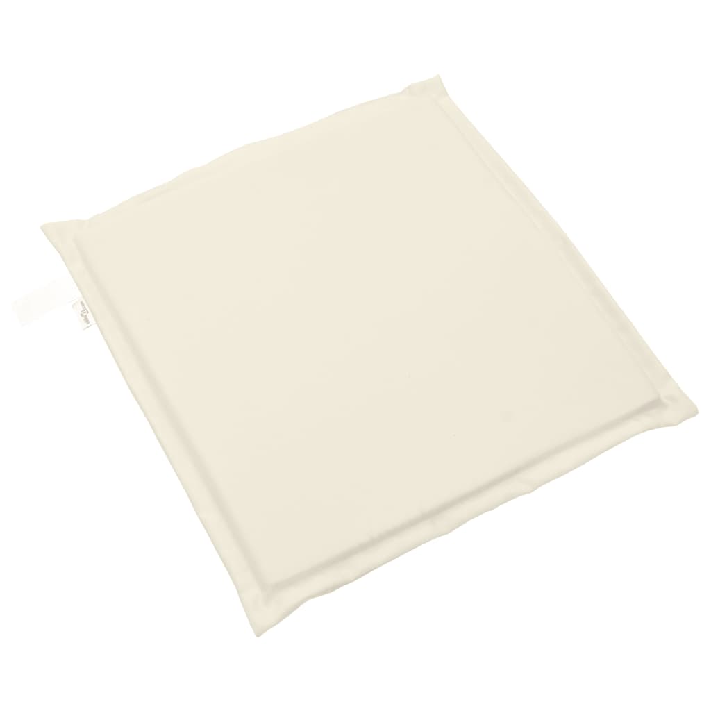 Imbottitura per Seduta Giardino 2pz Crema 45x45x2 cm Quadrata