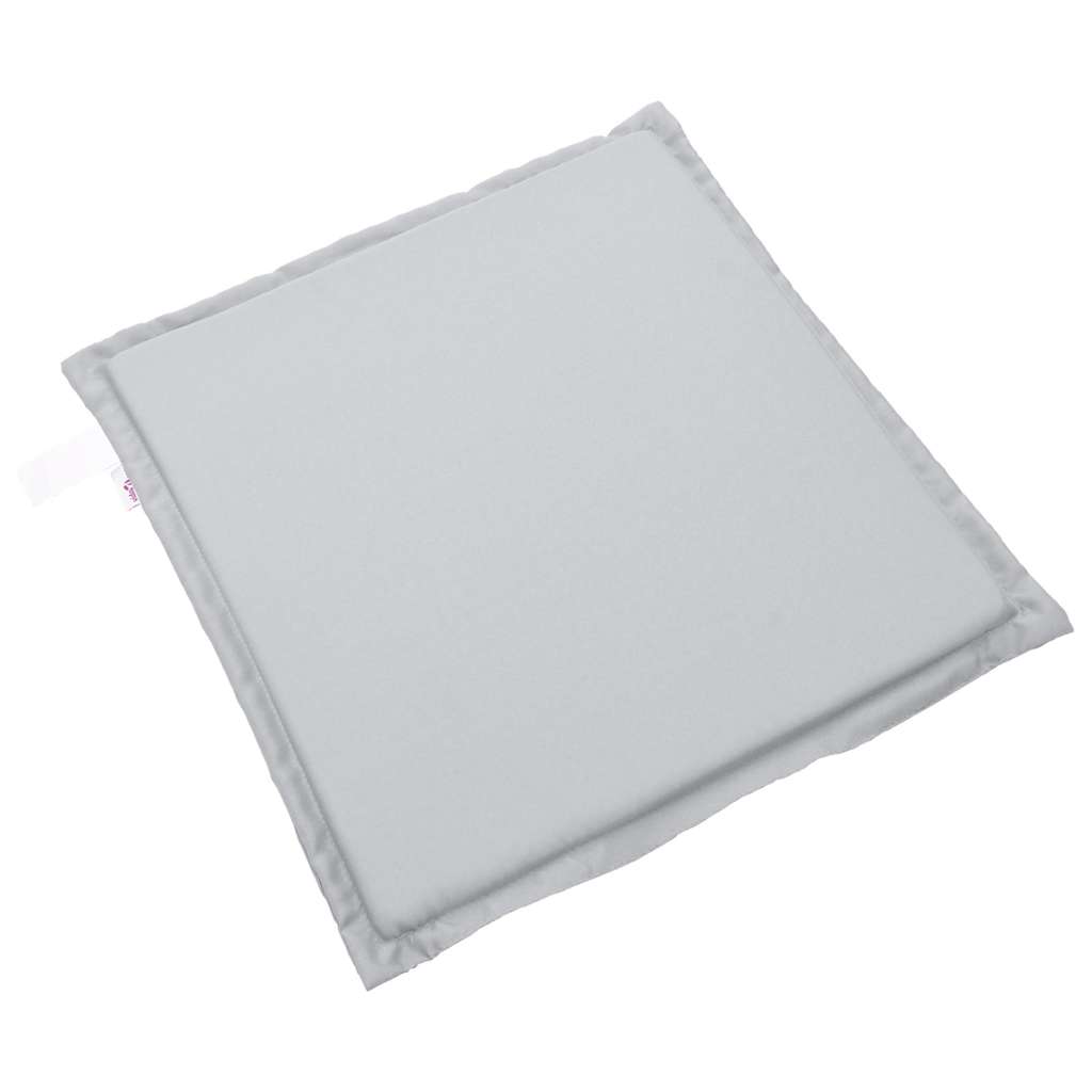 Imbottitura per Seduta Giardino 4pz Grigio Chiaro 45x45x2 cm