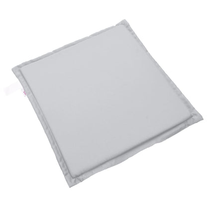 Imbottitura per Seduta Giardino 6pz Grigio Chiaro 45x45x2 cm