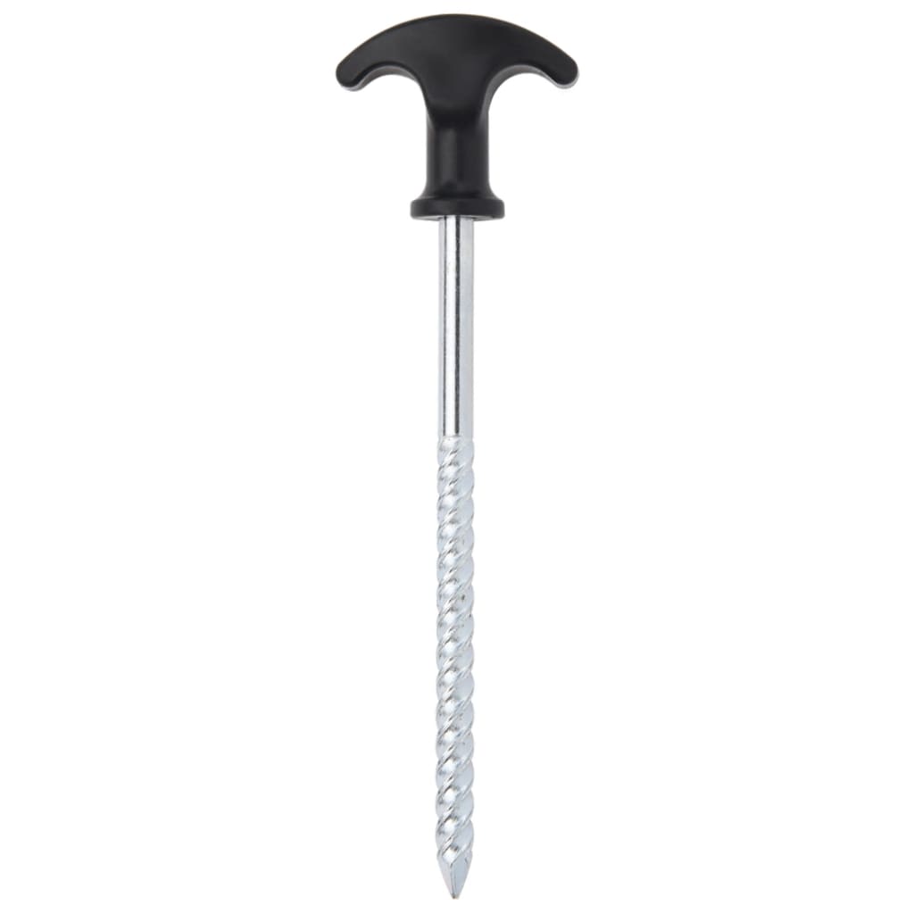 Picchetti per Tenda 24 pz 17 cm ÃƒËœ7 mm in Acciaio Zincato