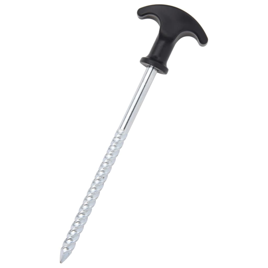 Picchetti per Tenda 12 pz 17 cm ÃƒËœ7 mm in Acciaio Zincato