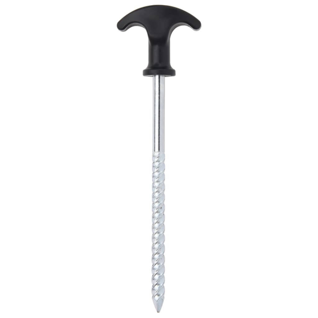 Picchetti per Tenda 12 pz 17 cm ÃƒËœ7 mm in Acciaio Zincato