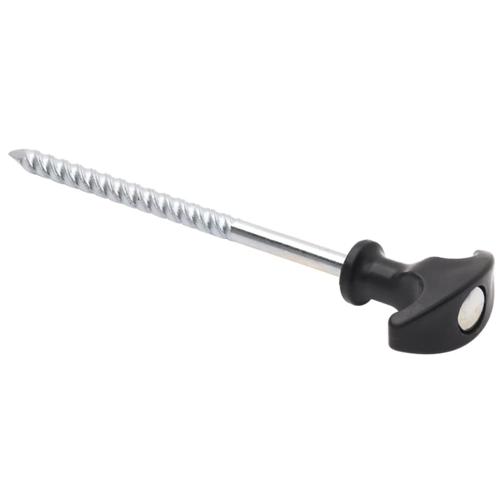 Picchetti per Tenda 12 pz 17 cm ÃƒËœ7 mm in Acciaio Zincato