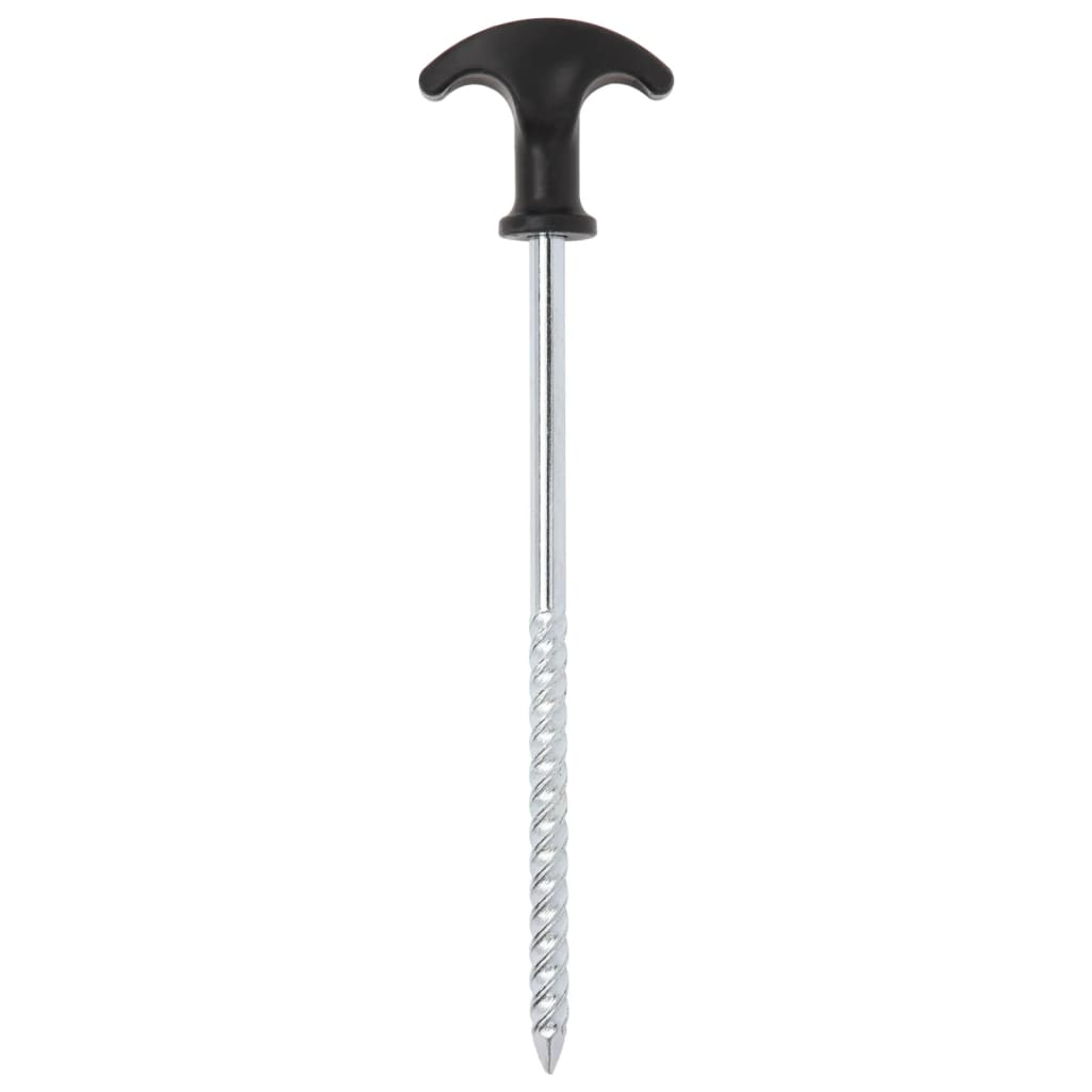 Picchetti per Tenda 24 pz 20 cm Ã˜7 mm in Acciaio Zincato