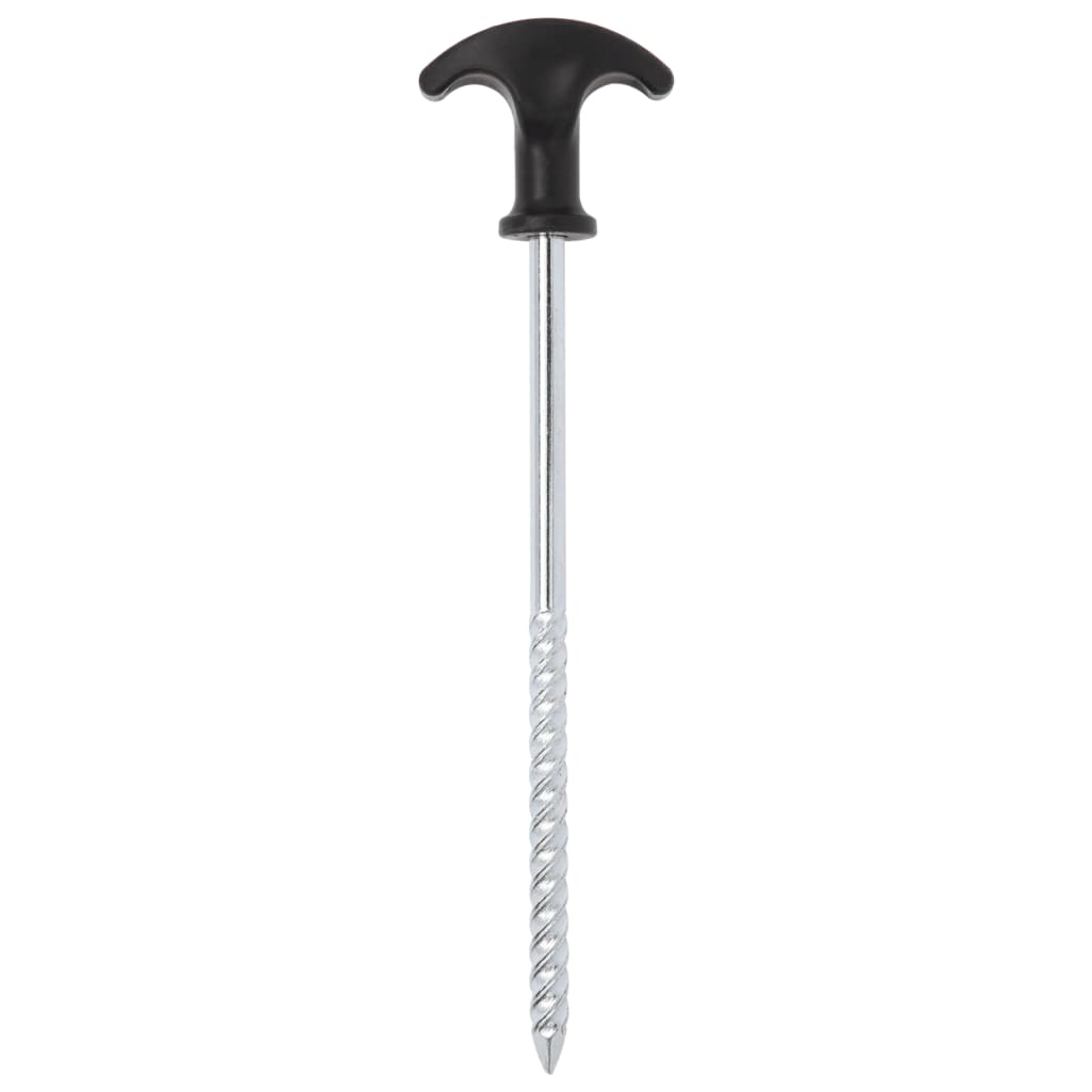 Picchetti per Tenda 12 pz 20 cm Ã˜7 mm in Acciaio Zincato