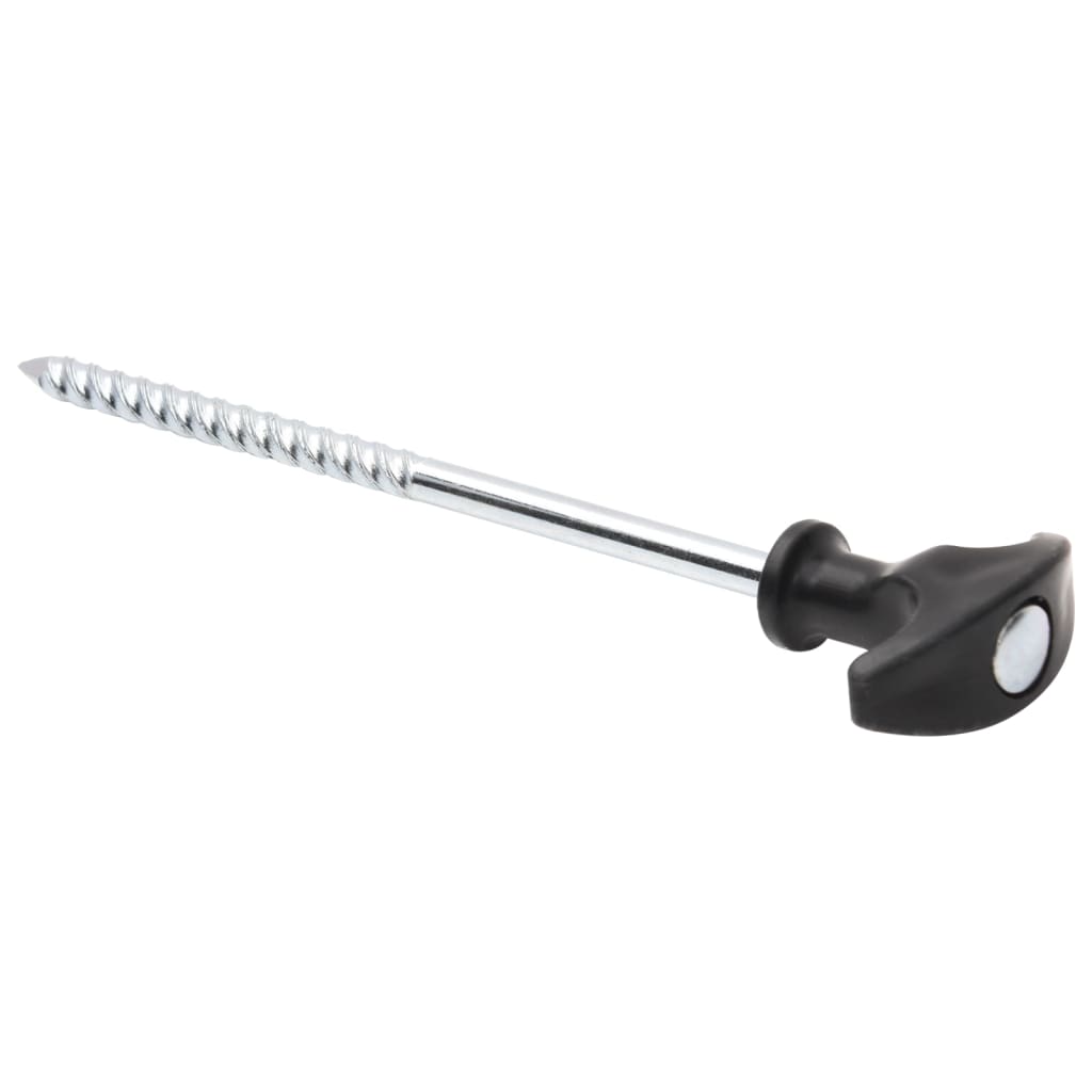 Picchetti per Tenda 12 pz 20 cm Ã˜7 mm in Acciaio Zincato