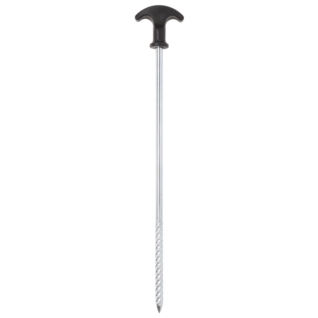 Picchetti per Tenda 24 pz 30 cm Ã˜7 mm in Acciaio Zincato