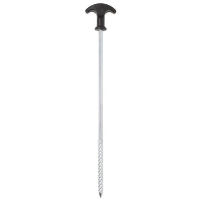 Picchetti per Tenda 24 pz 30 cm Ã˜7 mm in Acciaio Zincato