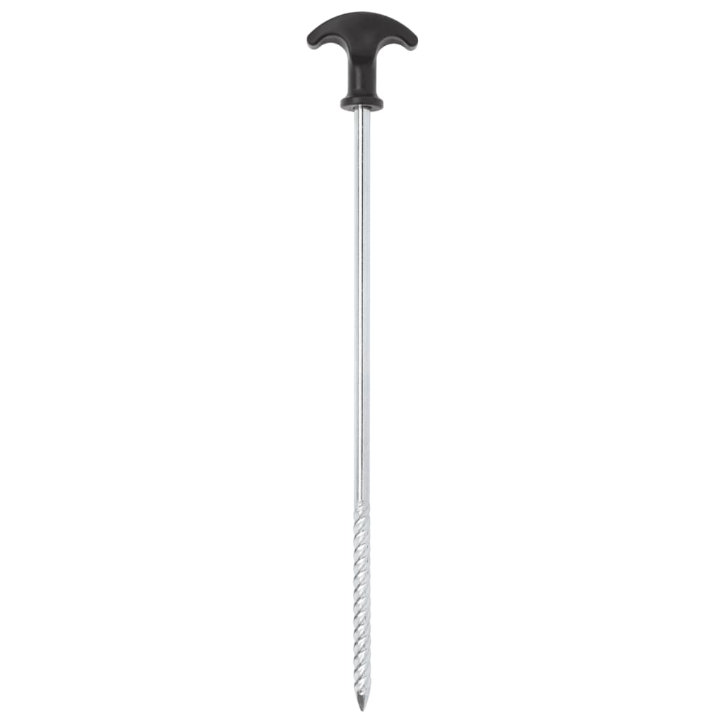Picchetti per Tenda 12 pz 30 cm Ã˜7 mm in Acciaio Zincato