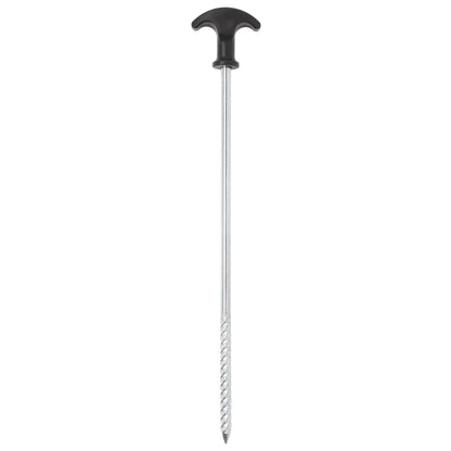 Picchetti per Tenda 12 pz 30 cm Ã˜7 mm in Acciaio Zincato