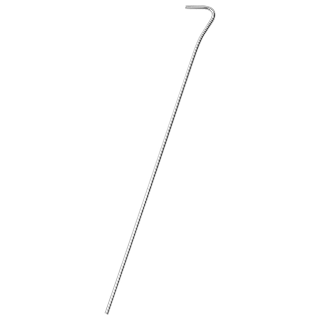 Picchetti per Tenda 50 pz 30 cm Ã˜4 mm in Acciaio Zincato
