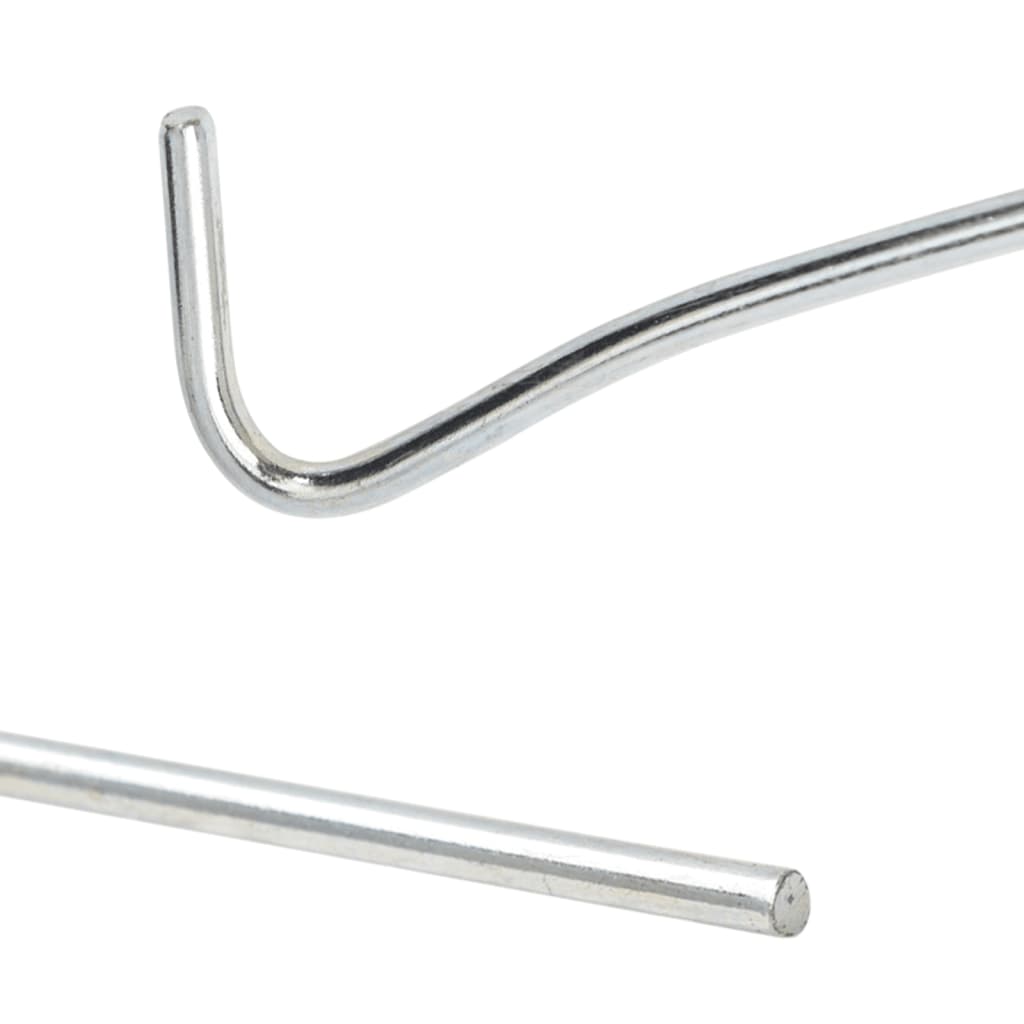Picchetti per Tenda 25 pz 30 cm Ã˜4 mm in Acciaio Zincato