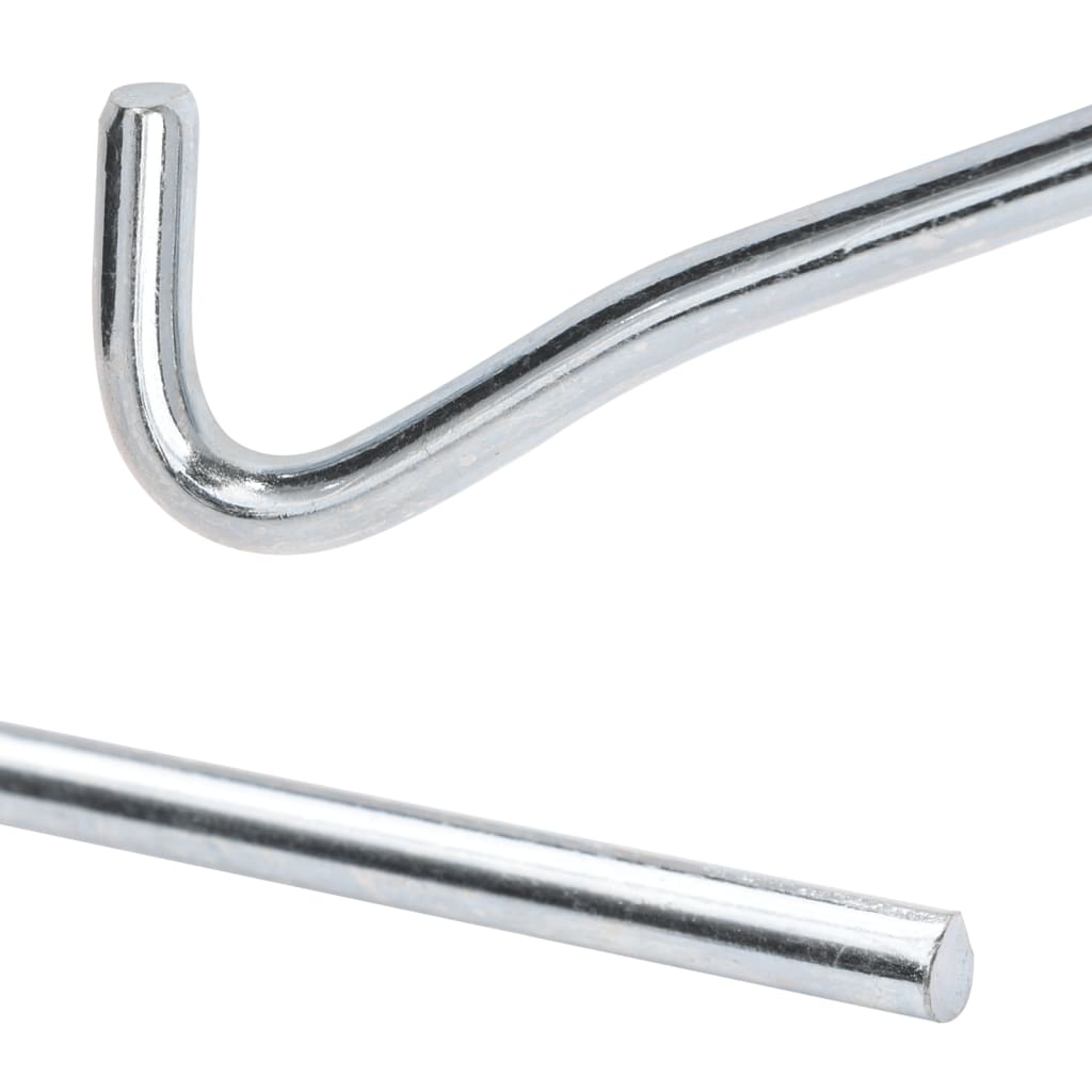 Picchetti per Tenda 50 pz 23 cm Ã˜7 mm in Acciaio Zincato