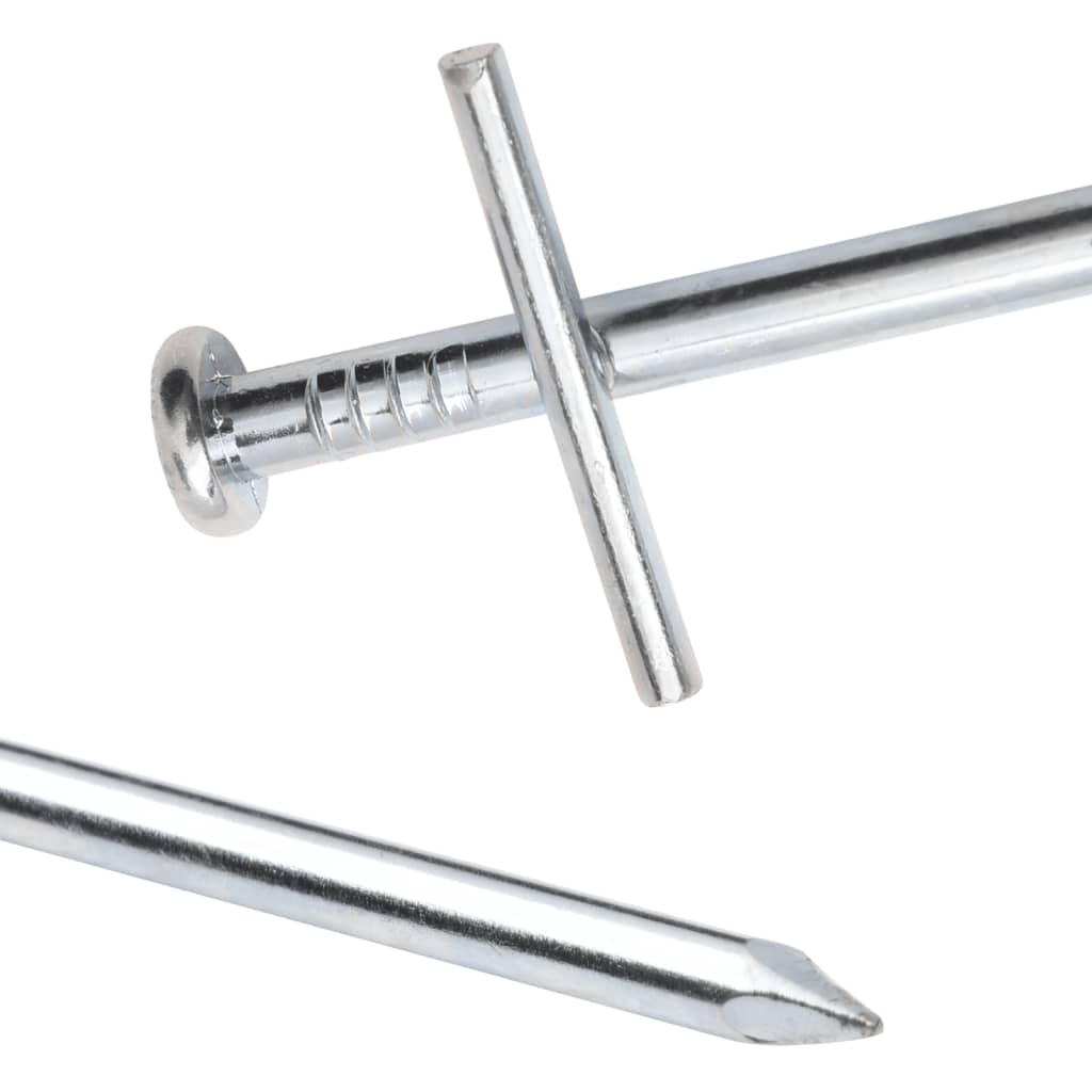 Picchetti per Tenda 24 pz 29,5 cm Ã˜6 mm in Acciaio Zincato