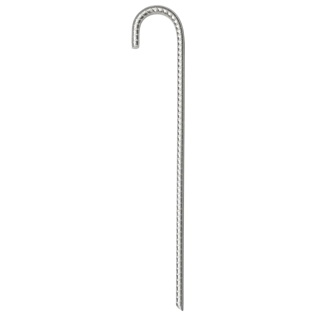 Picchetti per Tenda 6 pz 37 cm Ã˜10 mm in Acciaio Zincato